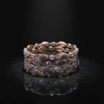 Rose Gold-Toned & Multi-Color Crystal Embellished Bangles - Image 2