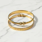 Gold Plated Bangles Set for Women | Traditional & Stylish Design  - Image 6