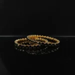 Luxury Black Stone Studded Gold-Plated Bangles – Elegant Party Wear Jewellery for Women - Image 8