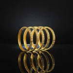 Elegant Gold Plated Bangle Set for Women - Traditional & Stylish Indian Bangles - Image 3
