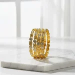 22K Gold Plated Bangles | Intricate Design Gold & Silver Tone - Image 2