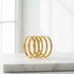 Elegant Gold Plated Bangle Set for Women - Traditional & Stylish Indian Bangles - Image 5
