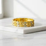 22K Gold Plated Bangles | Intricate Design Gold & Silver Tone - Image 5
