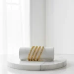 Elegant Gold Plated Bangle Set for Women - Traditional & Stylish Indian Bangles - Image 6