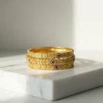 Premium Gold-Plated Bangles Set - 4 Piece Collection - Image 6