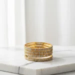 Elegant Gold Plated Bangle Set for Women - Traditional & Stylish Indian Bangles - Image 7