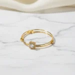 Gold Star Charm Bangle Bracelet - Elegant Women's Jewelry - Image 5