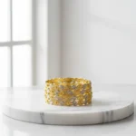 22K Gold Plated Bangles | Intricate Design Gold & Silver Tone - Image 8