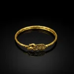 Nuya Bracelet gold plated with PAN design - Image 7