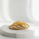 Elegant Gold Plated Bangle Set for Women - Traditional & Stylish Indian Bangles - Image 9