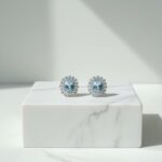 Morganite Crystal Quartz Gold Filled Stud Earrings for Women – Elegant & Stylish  - Image 4